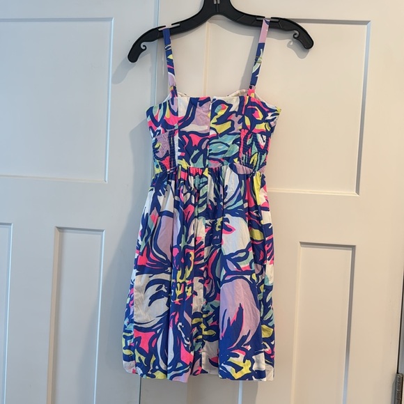 Lilly Pulitzer Christine Catwalkin Floral Dress, Size 00 - Picture 6 of 7